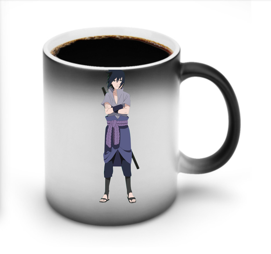 （画像用） NARUTO -ナルト- うちは サスケ Uchiha Sasuke 温度変色マグカップ