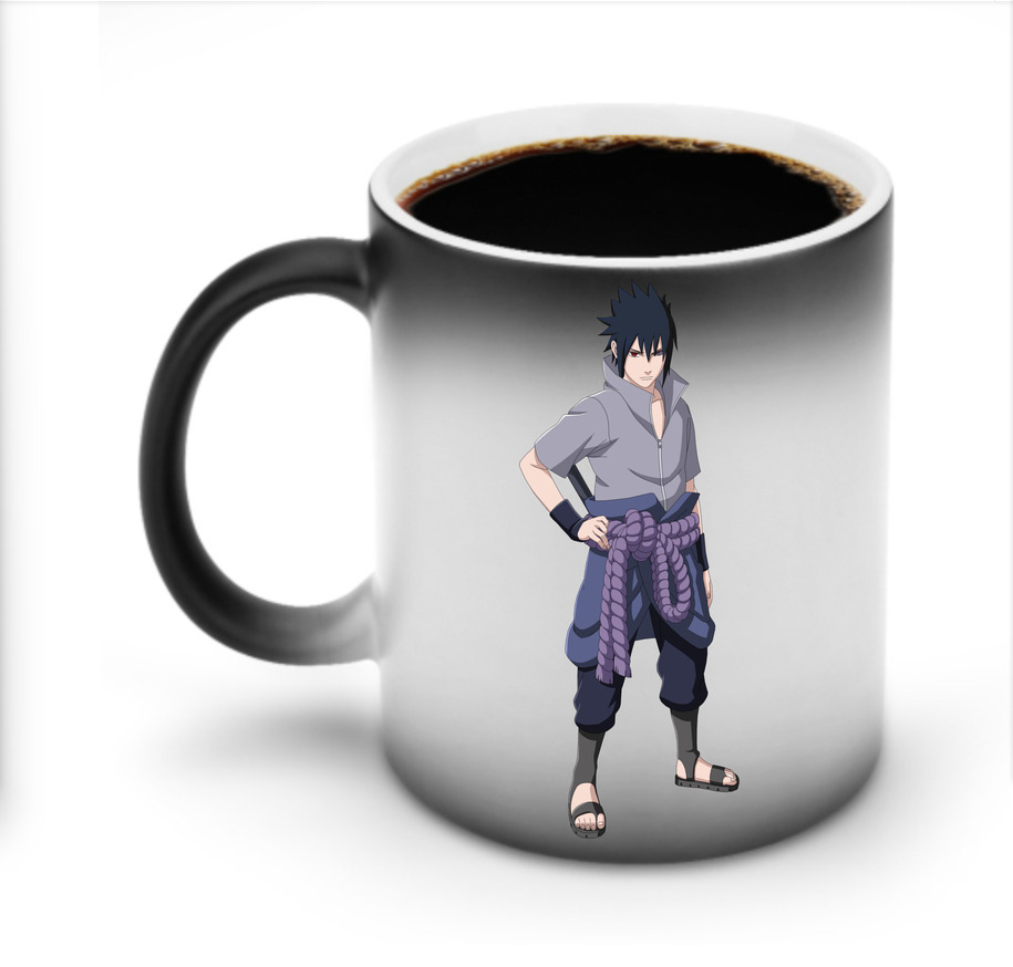 （画像用） NARUTO -ナルト- うちは サスケ Uchiha Sasuke 温度変色マグカップ
