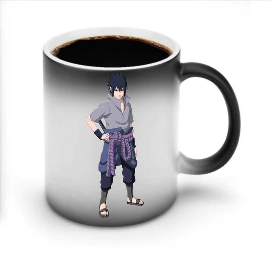 （画像用） NARUTO -ナルト- うちは サスケ Uchiha Sasuke 温度変色マグカップ