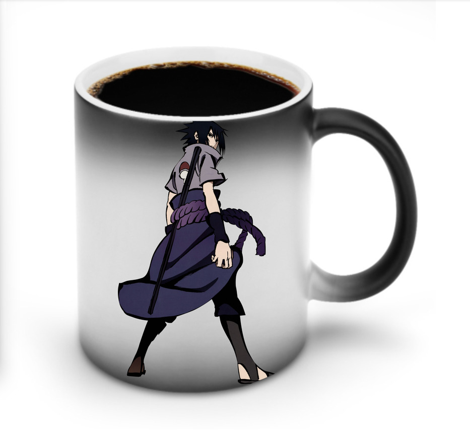（画像用） NARUTO -ナルト- うちは サスケ Uchiha Sasuke 温度変色マグカップ