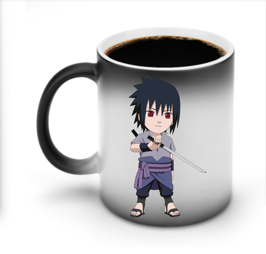 （画像用） NARUTO -ナルト- うちは サスケ Uchiha Sasuke 温度変色マグカップ