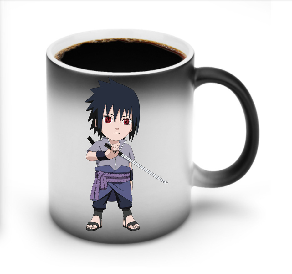 （画像用） NARUTO -ナルト- うちは サスケ Uchiha Sasuke 温度変色マグカップ