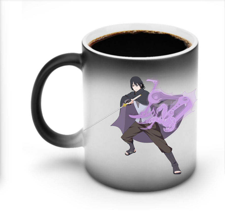 （画像用） NARUTO -ナルト- うちは サスケ Uchiha Sasuke 温度変色マグカップ