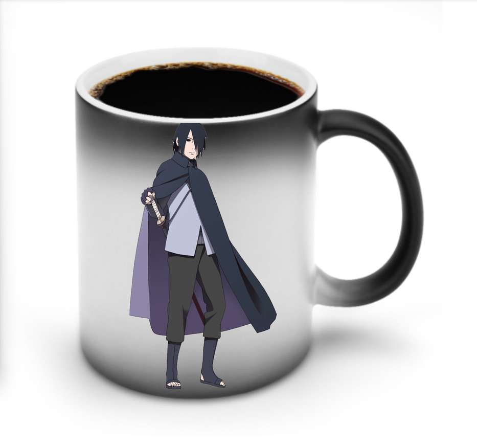 （画像用） NARUTO -ナルト- うちは サスケ Uchiha Sasuke 温度変色マグカップ