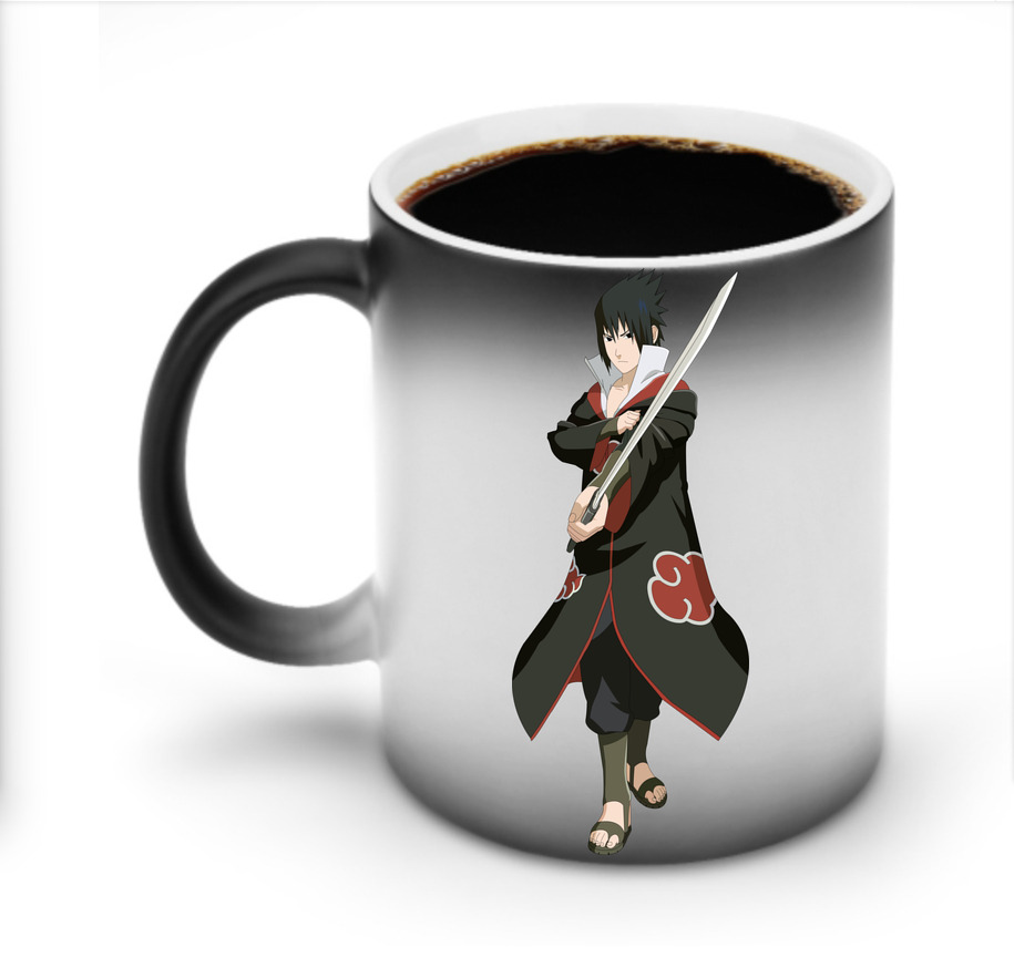 （画像用） NARUTO -ナルト- うちは サスケ Uchiha Sasuke 温度変色マグカップ