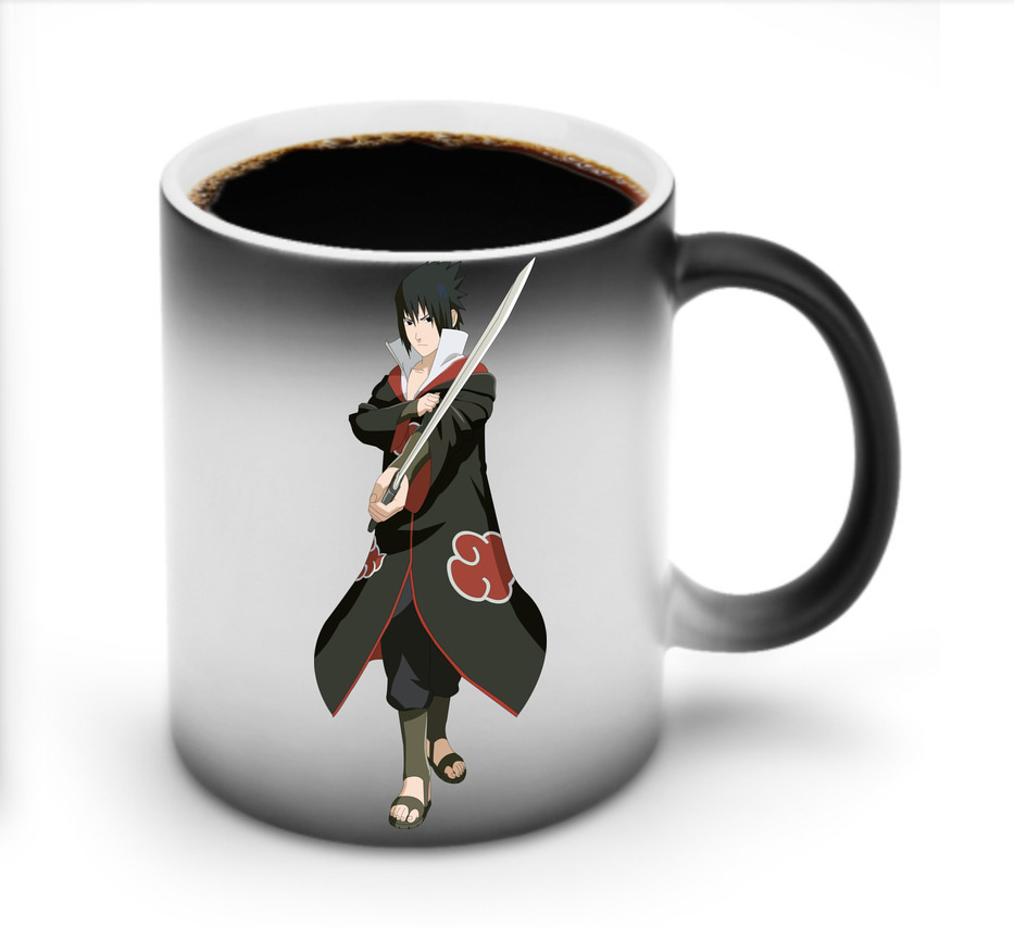 （画像用） NARUTO -ナルト- うちは サスケ Uchiha Sasuke 温度変色マグカップ