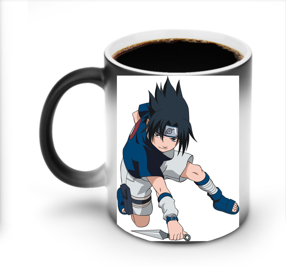 （画像用） NARUTO -ナルト- うちは サスケ Uchiha Sasuke 温度変色マグカップ