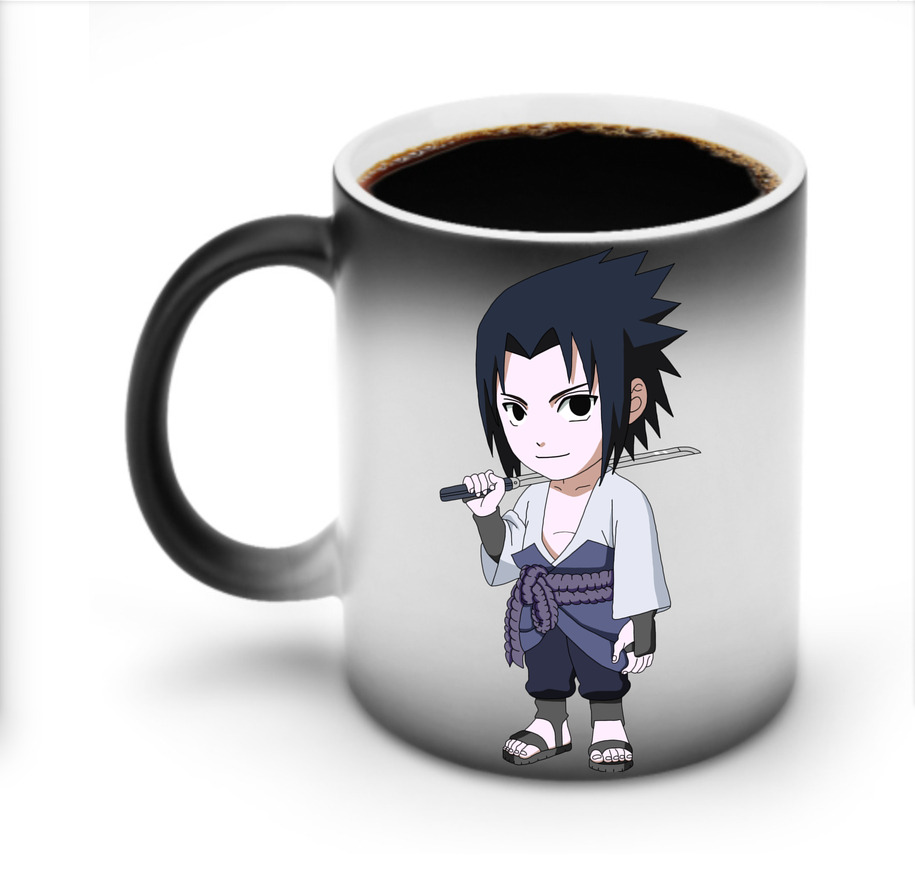 （画像用） NARUTO -ナルト- うちは サスケ Uchiha Sasuke 温度変色マグカップ