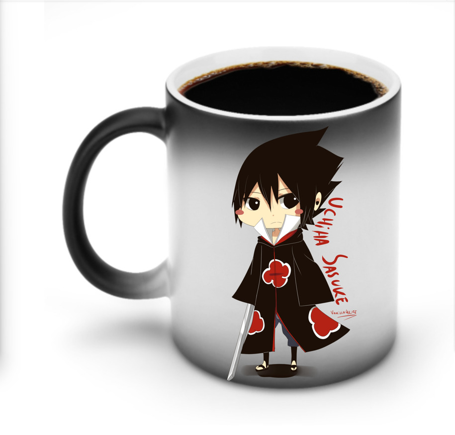 （画像用） NARUTO -ナルト- うちは サスケ Uchiha Sasuke 温度変色マグカップ