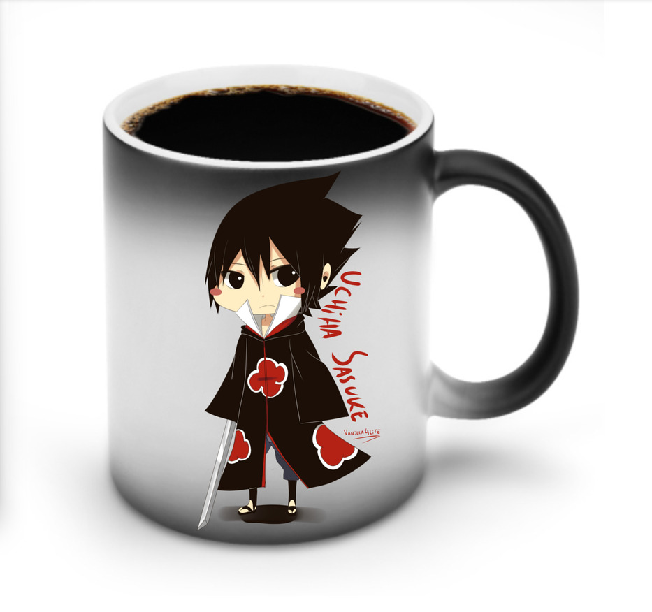 （画像用） NARUTO -ナルト- うちは サスケ Uchiha Sasuke 温度変色マグカップ
