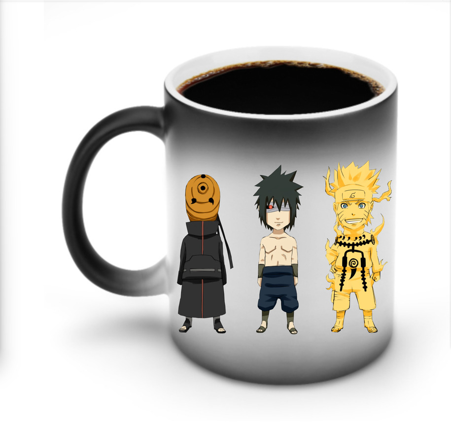 （画像用） NARUTO -ナルト- うちは サスケ Uchiha Sasuke 温度変色マグカップ