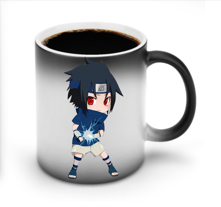 （画像用） NARUTO -ナルト- うちは サスケ Uchiha Sasuke 温度変色マグカップ