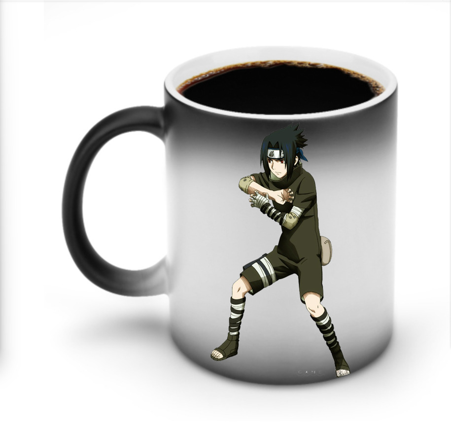 （画像用） NARUTO -ナルト- うちは サスケ Uchiha Sasuke 温度変色マグカップ