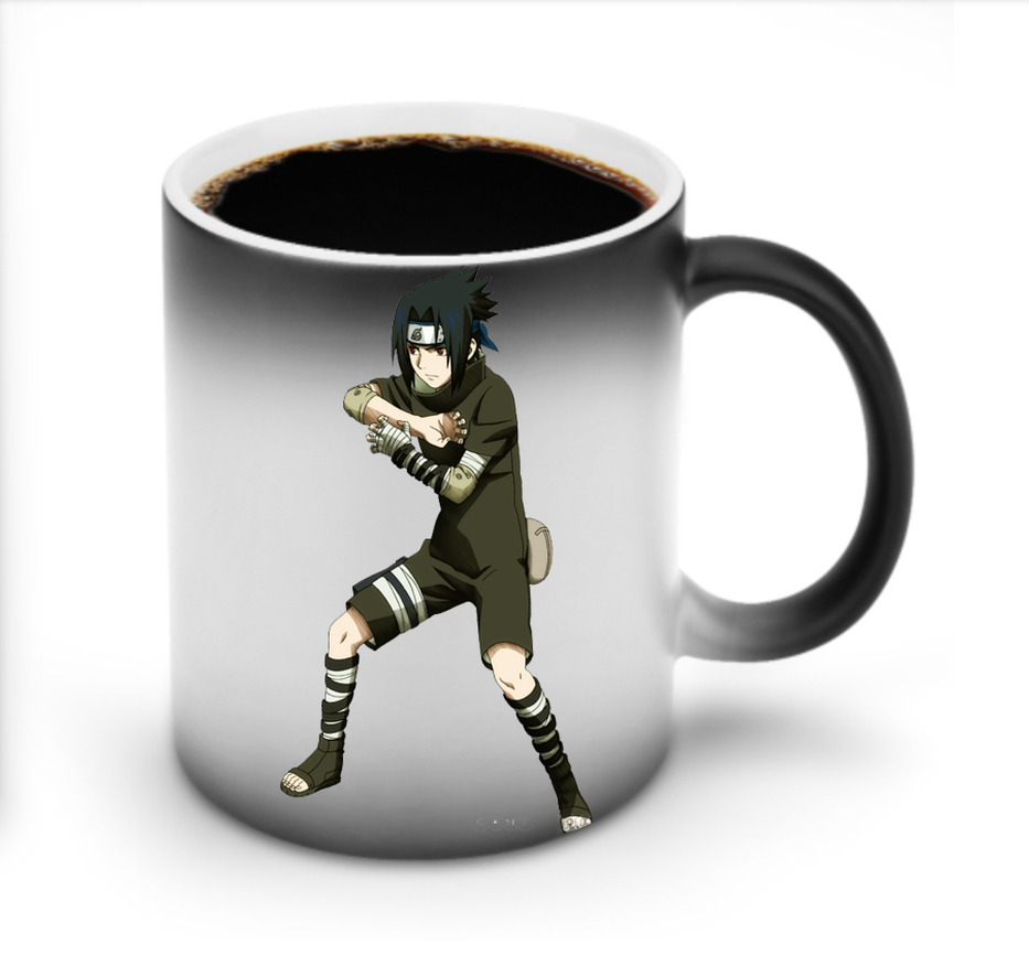 （画像用） NARUTO -ナルト- うちは サスケ Uchiha Sasuke 温度変色マグカップ