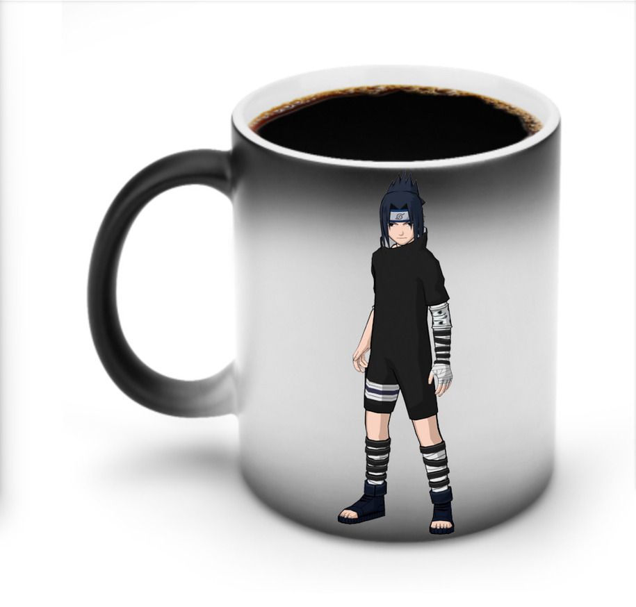 （画像用） NARUTO -ナルト- うちは サスケ Uchiha Sasuke 温度変色マグカップ