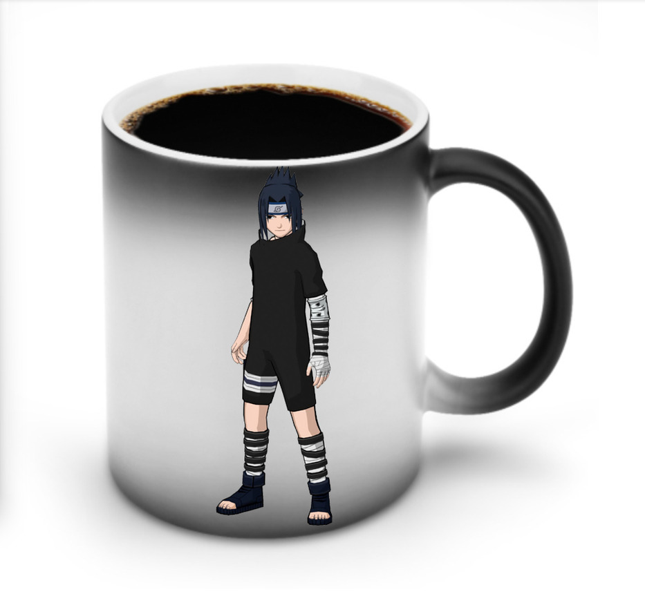 （画像用） NARUTO -ナルト- うちは サスケ Uchiha Sasuke 温度変色マグカップ
