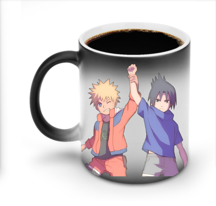 （画像用） NARUTO -ナルト- うちは サスケ Uchiha Sasuke 温度変色マグカップ