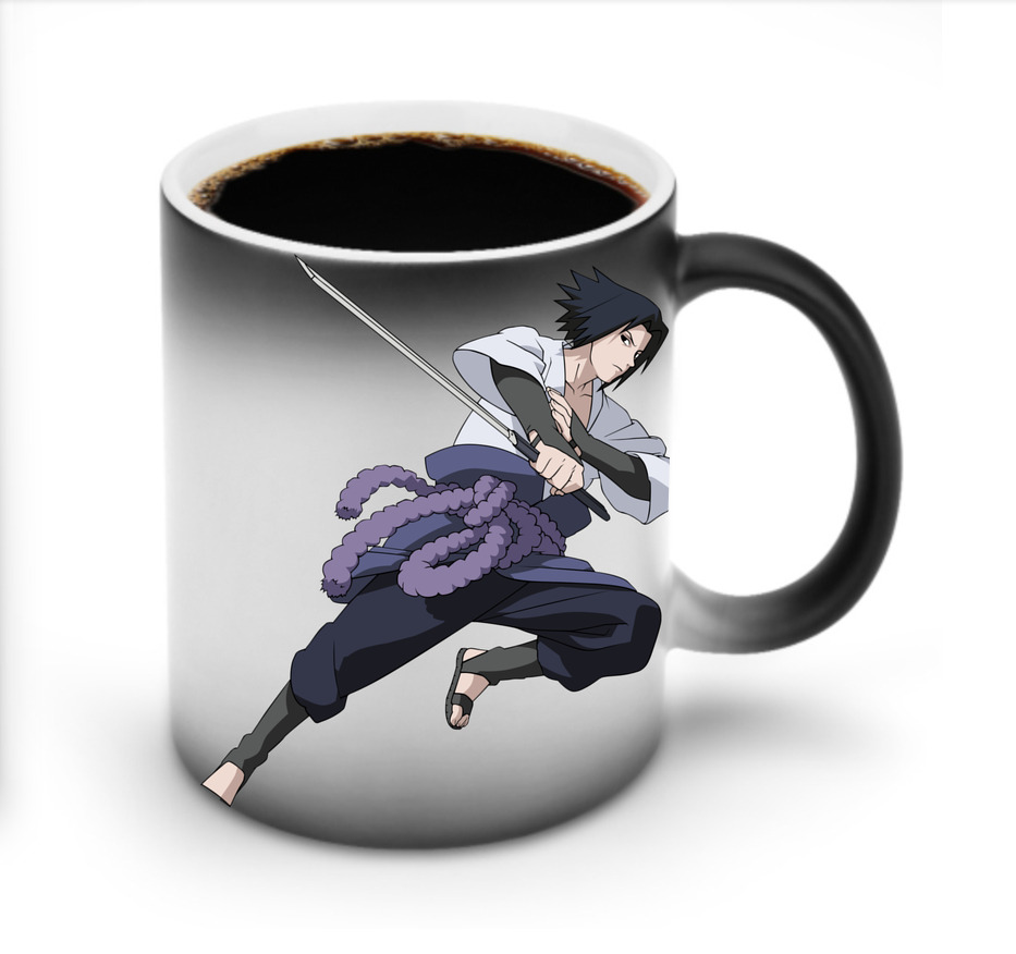 （画像用） NARUTO -ナルト- うちは サスケ Uchiha Sasuke 温度変色マグカップ