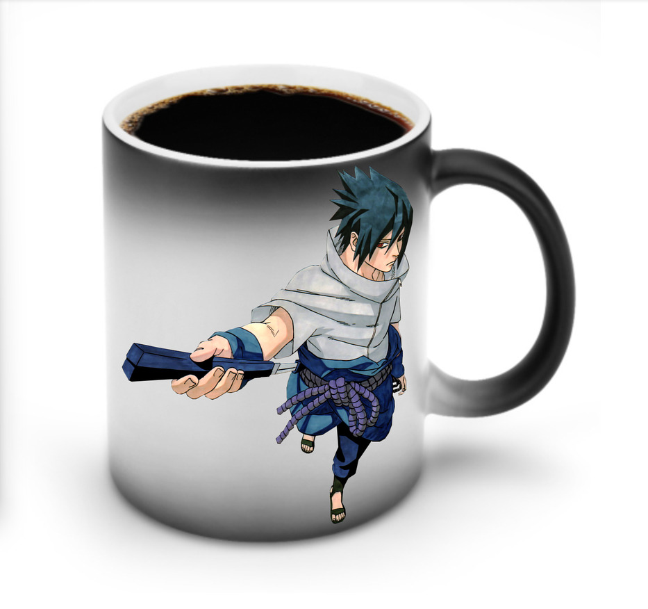 （画像用） NARUTO -ナルト- うちは サスケ Uchiha Sasuke 温度変色マグカップ