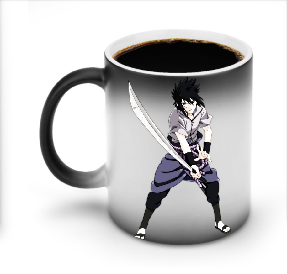 （画像用） NARUTO -ナルト- うちは サスケ Uchiha Sasuke 温度変色マグカップ