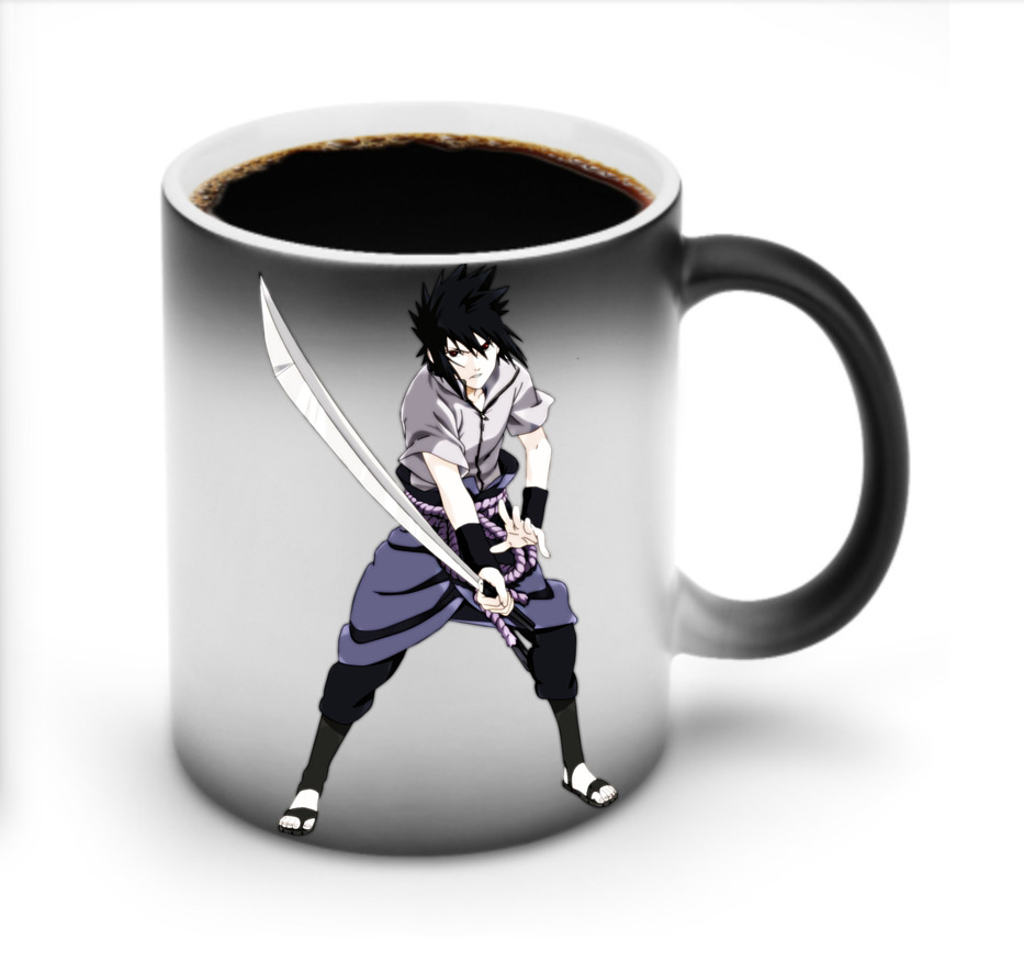 （画像用） NARUTO -ナルト- うちは サスケ Uchiha Sasuke 温度変色マグカップ