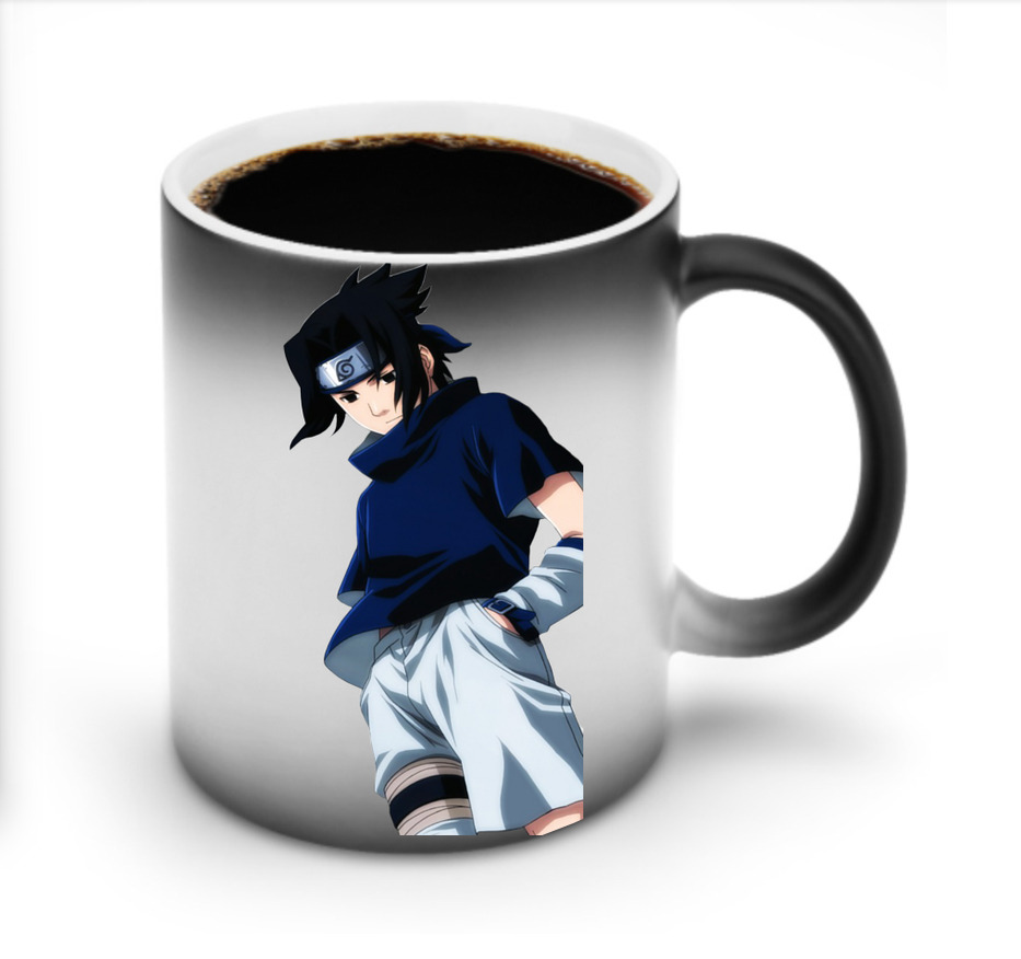 （画像用） NARUTO -ナルト- うちは サスケ Uchiha Sasuke 温度変色マグカップ
