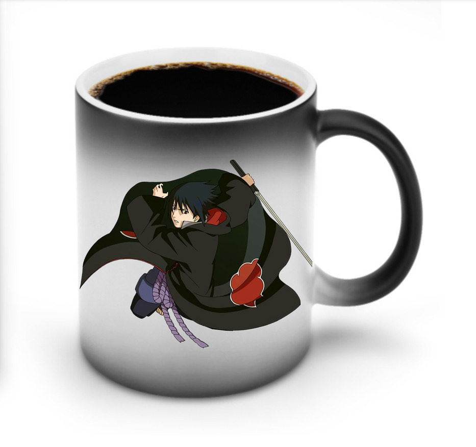 （画像用） NARUTO -ナルト- うちは サスケ Uchiha Sasuke 温度変色マグカップ