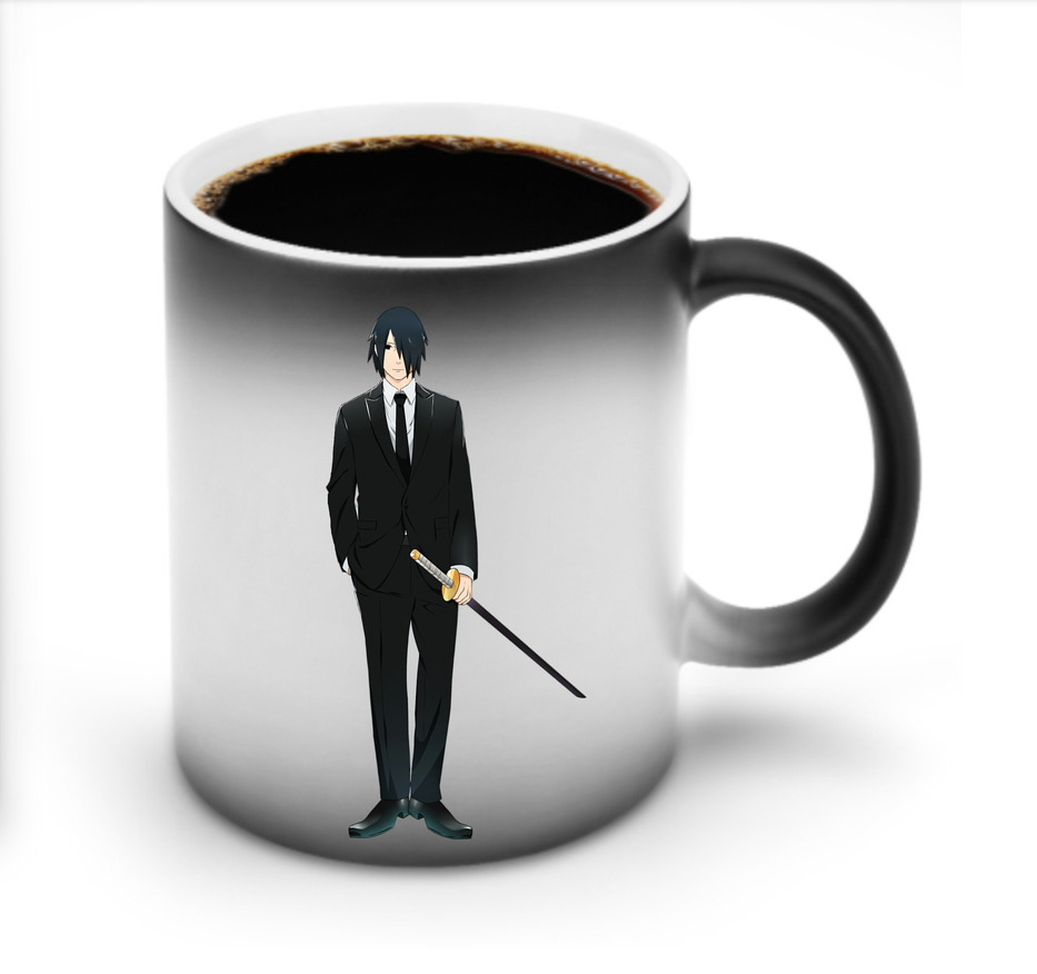 （画像用） NARUTO -ナルト- うちは サスケ Uchiha Sasuke 温度変色マグカップ
