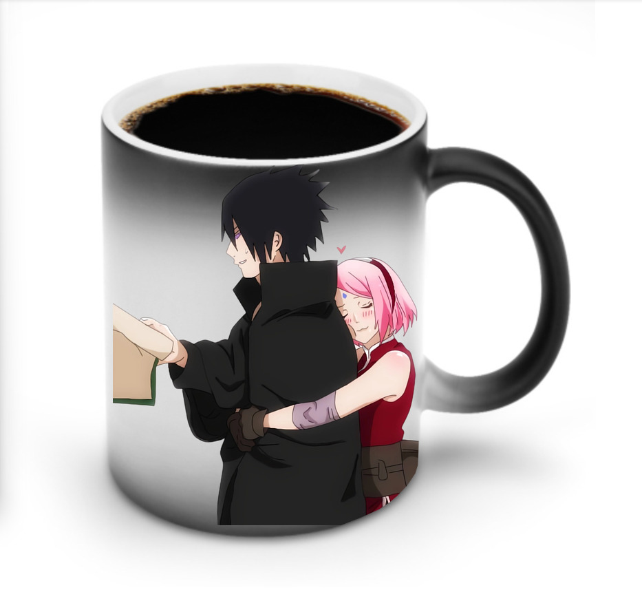 （画像用） NARUTO -ナルト- うちは サスケ Uchiha Sasuke 温度変色マグカップ