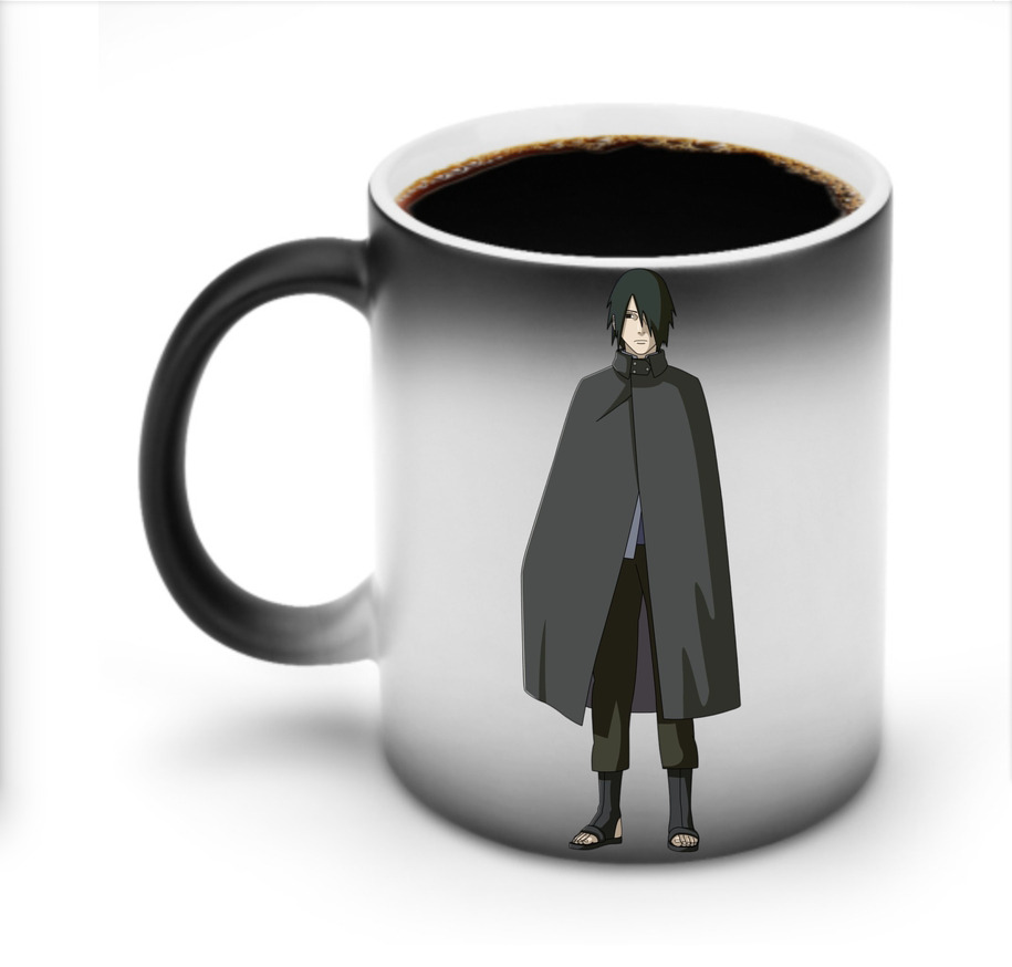 （画像用） NARUTO -ナルト- うちは サスケ Uchiha Sasuke 温度変色マグカップ