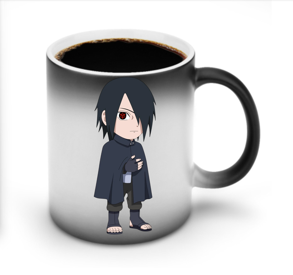 （画像用） NARUTO -ナルト- うちは サスケ Uchiha Sasuke 温度変色マグカップ