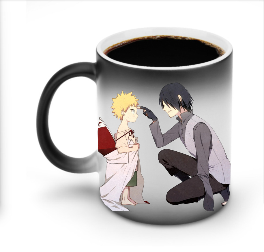（画像用） NARUTO -ナルト- うちは サスケ Uchiha Sasuke 温度変色マグカップ