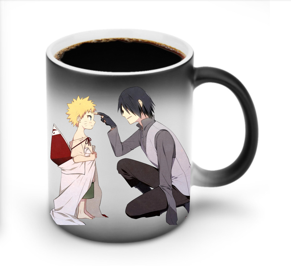 （画像用） NARUTO -ナルト- うちは サスケ Uchiha Sasuke 温度変色マグカップ