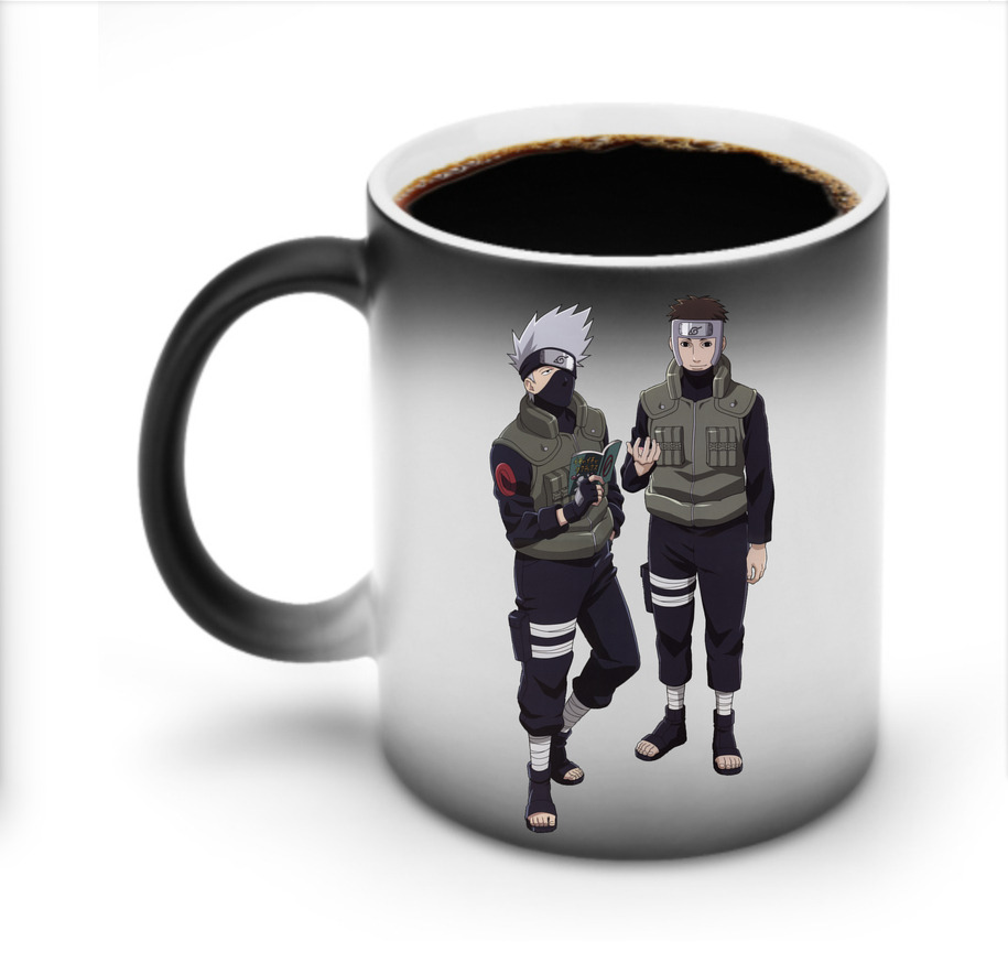 （画像用） NARUTO -ナルト- はたけ カカシ Hatake Kakashi 温度変色マグカップ