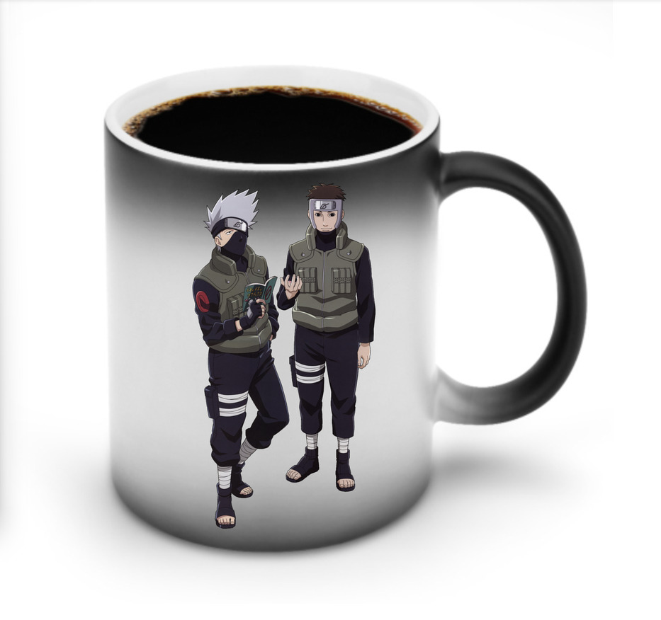（画像用） NARUTO -ナルト- はたけ カカシ Hatake Kakashi 温度変色マグカップ