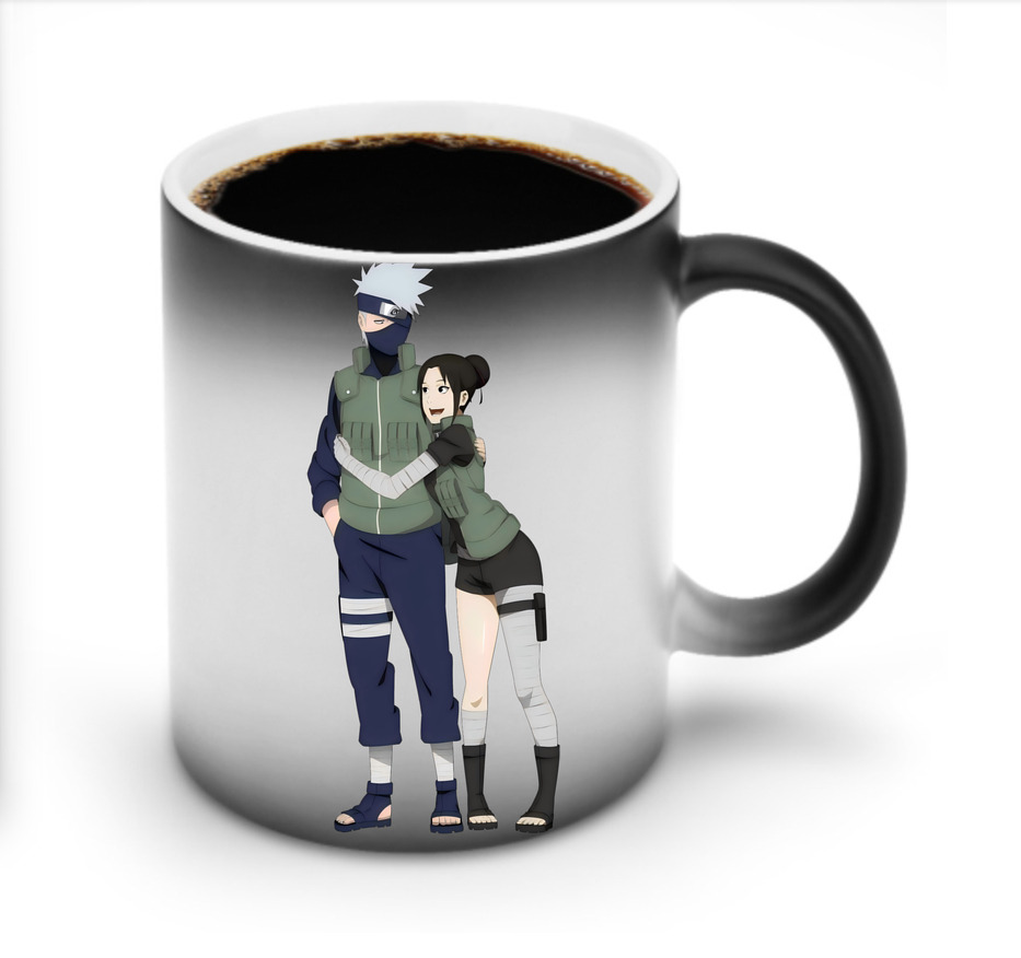 （画像用） NARUTO -ナルト- はたけ カカシ Hatake Kakashi 温度変色マグカップ