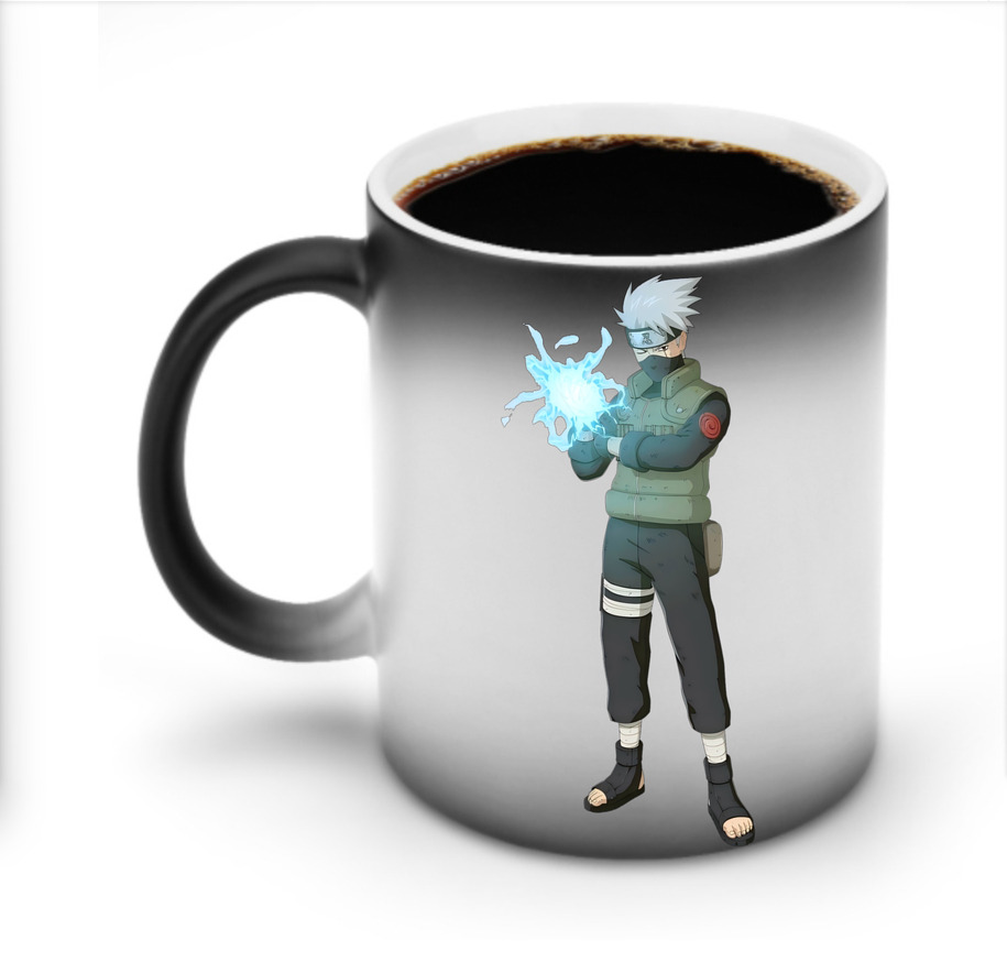 （画像用） NARUTO -ナルト- はたけ カカシ Hatake Kakashi 温度変色マグカップ