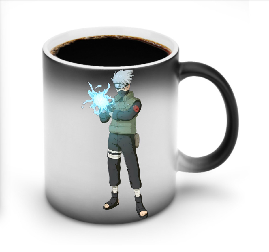 （画像用） NARUTO -ナルト- はたけ カカシ Hatake Kakashi 温度変色マグカップ