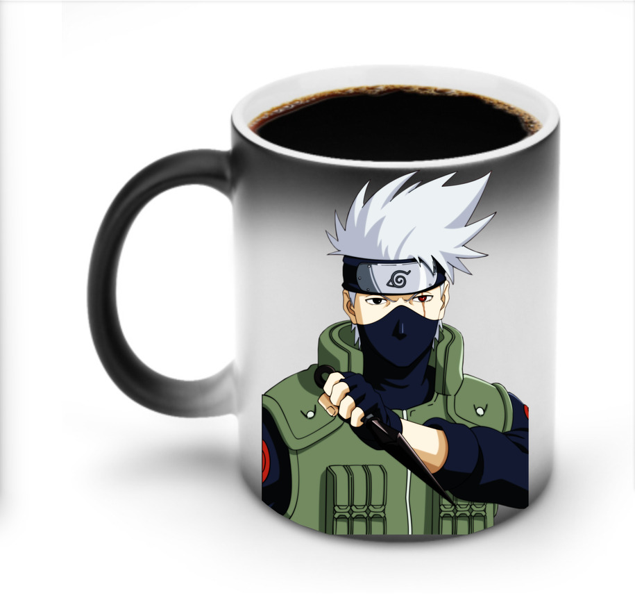 （画像用） NARUTO -ナルト- はたけ カカシ Hatake Kakashi 温度変色マグカップ
