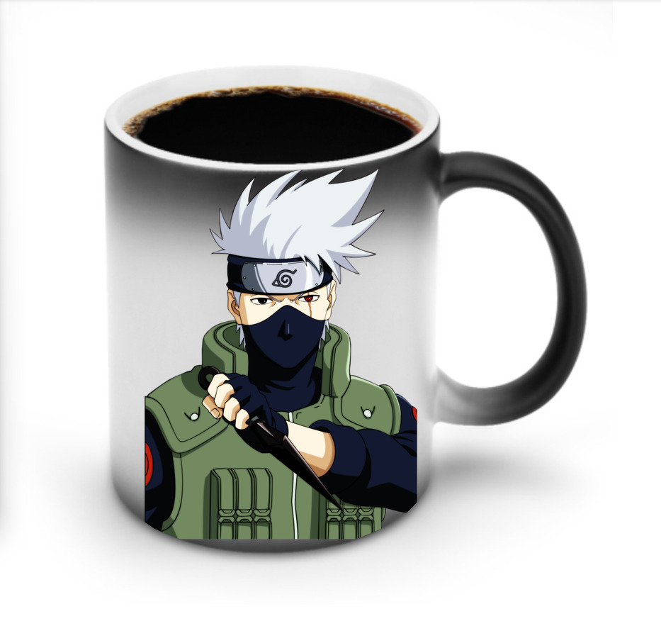 （画像用） NARUTO -ナルト- はたけ カカシ Hatake Kakashi 温度変色マグカップ