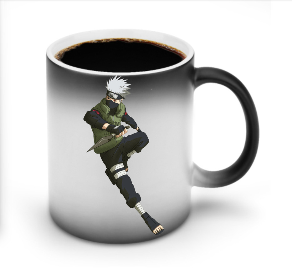 （画像用） NARUTO -ナルト- はたけ カカシ Hatake Kakashi 温度変色マグカップ
