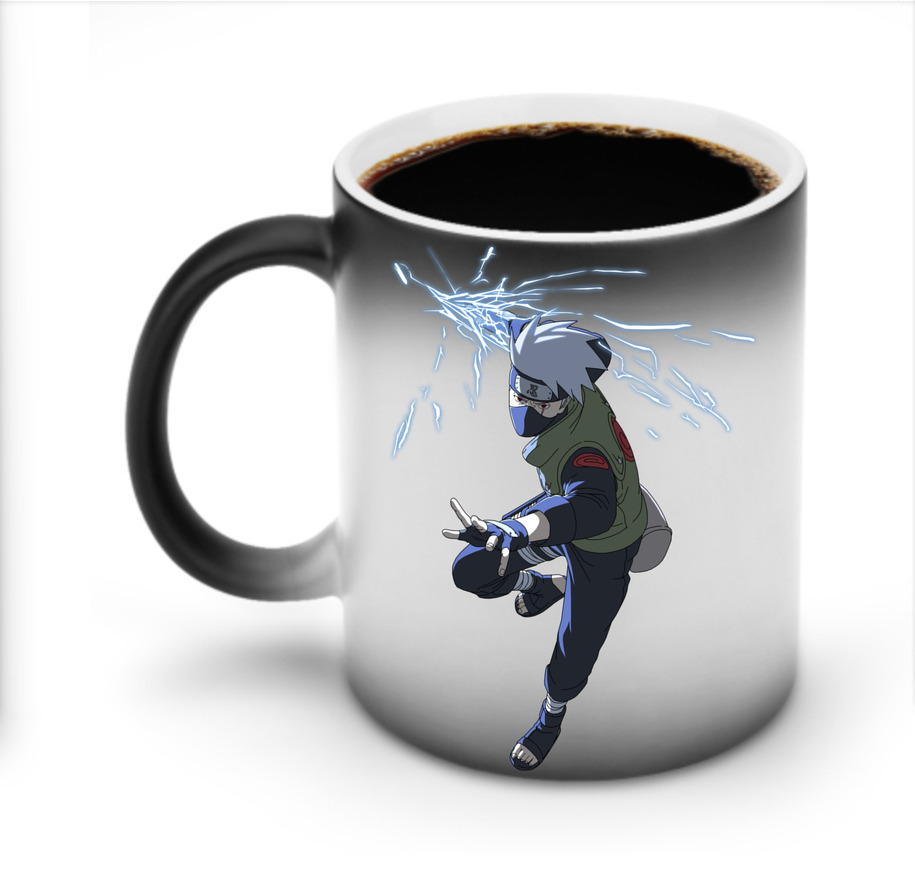 （画像用） NARUTO -ナルト- はたけ カカシ Hatake Kakashi 温度変色マグカップ