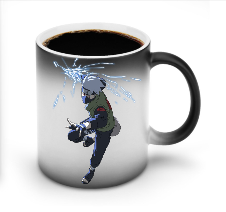 （画像用） NARUTO -ナルト- はたけ カカシ Hatake Kakashi 温度変色マグカップ