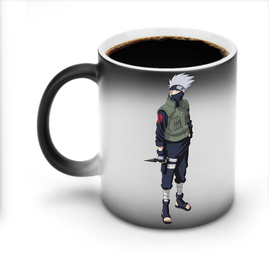 （画像用） NARUTO -ナルト- はたけ カカシ Hatake Kakashi 温度変色マグカップ
