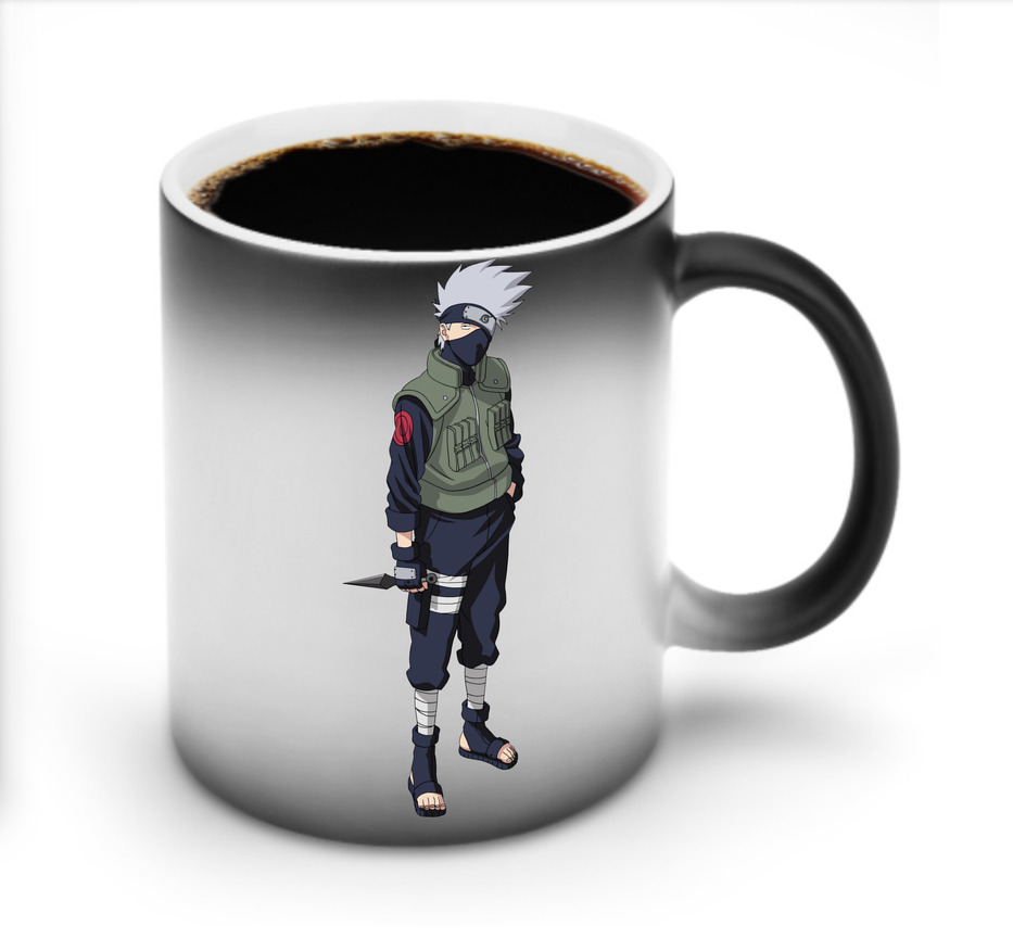 （画像用） NARUTO -ナルト- はたけ カカシ Hatake Kakashi 温度変色マグカップ