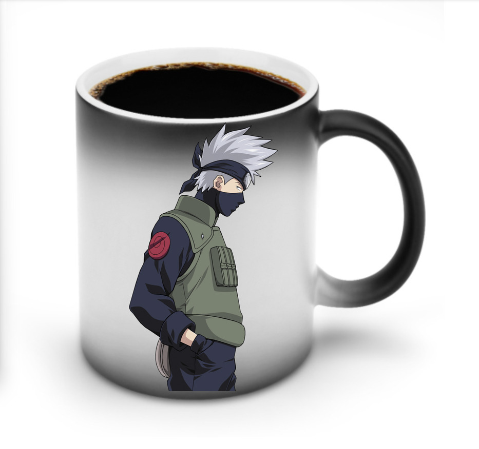 （画像用） NARUTO -ナルト- はたけ カカシ Hatake Kakashi 温度変色マグカップ