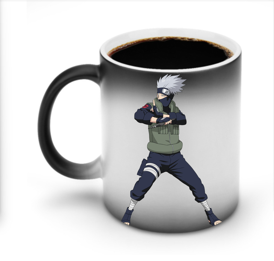 （画像用） NARUTO -ナルト- はたけ カカシ Hatake Kakashi 温度変色マグカップ