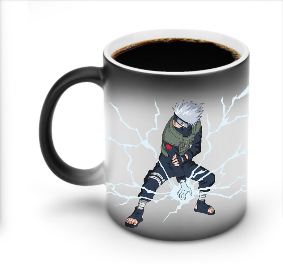 （画像用） NARUTO -ナルト- はたけ カカシ Hatake Kakashi 温度変色マグカップ