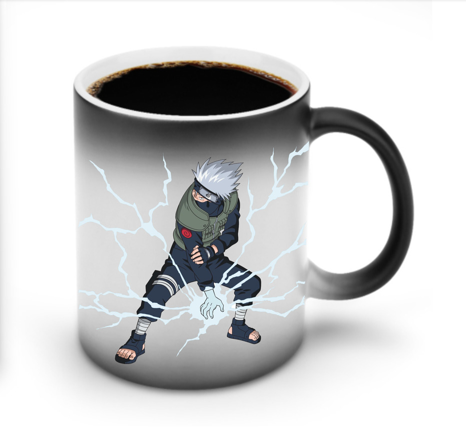 （画像用） NARUTO -ナルト- はたけ カカシ Hatake Kakashi 温度変色マグカップ
