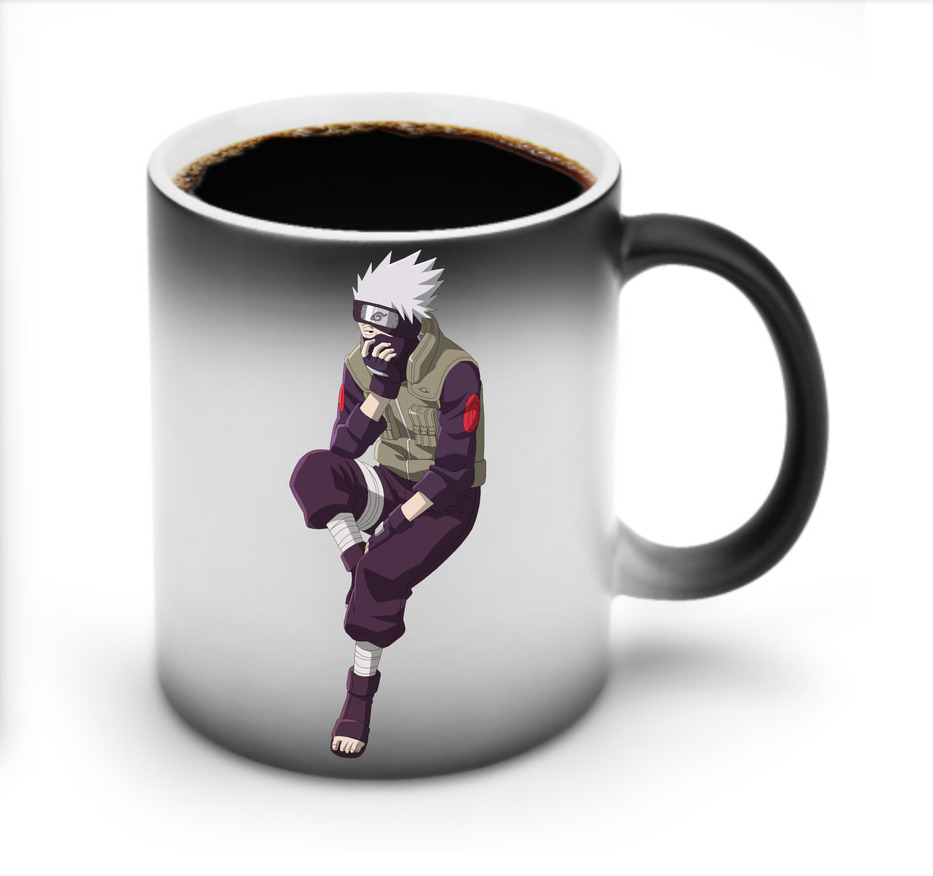（画像用） NARUTO -ナルト- はたけ カカシ Hatake Kakashi 温度変色マグカップ